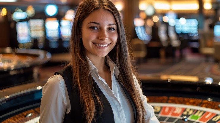 Live dealer at pejuangjitu slot blackjack table with HD camera setup